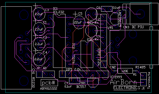 PCB - DXF Export file
