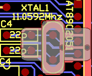 Note crystal circuit is enclosed and grounded