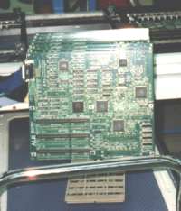 Photo of PCBs in Production
